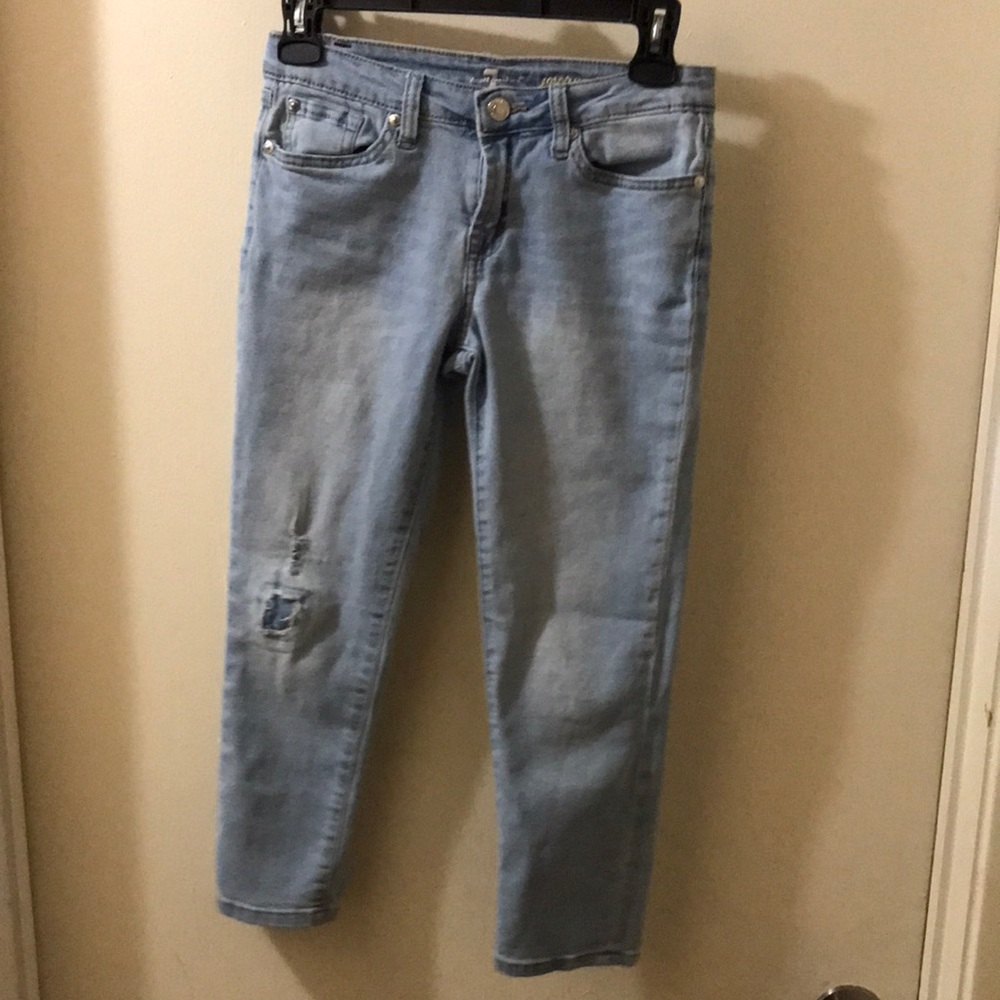 7 for all mankind josefina skinny boyfriend style size 12
